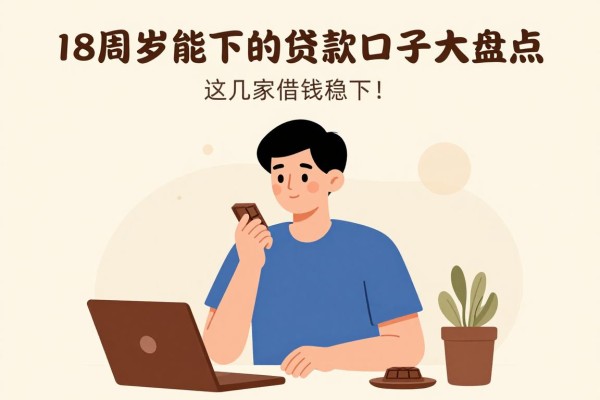 18周岁能下的贷款口子大盘点!这几家借钱稳下,速看