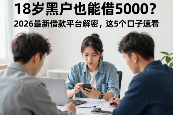 18岁黑户也能借5000？2026最新借款平台解密，这5个口子速看