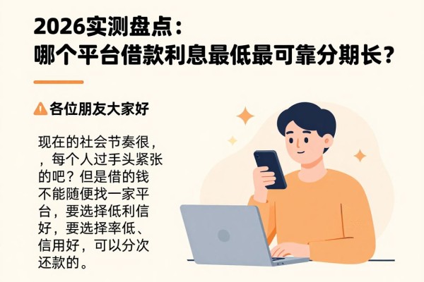 2026实测盘点:哪个平台借款利息最低最可靠分期长?这5个口子放心用