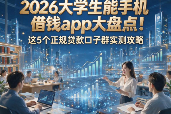 2026大学生能手机借钱app大盘点!这5个正规贷款口子群实测攻略