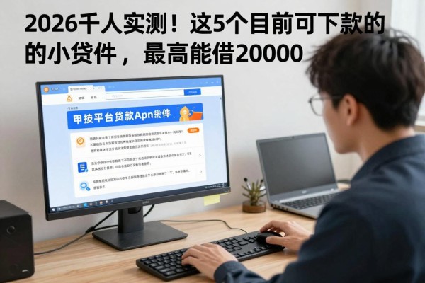 2026千人实测！这5个目前可下款的小贷软件，最高能借20000