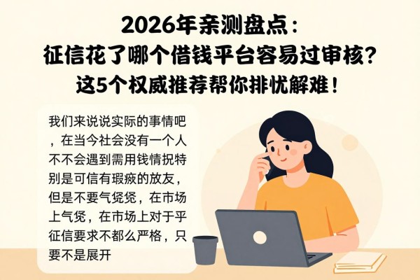 2026年亲测盘点:征信花了哪个借钱平台容易通过审核?这5个权威推荐帮你排忧解难!