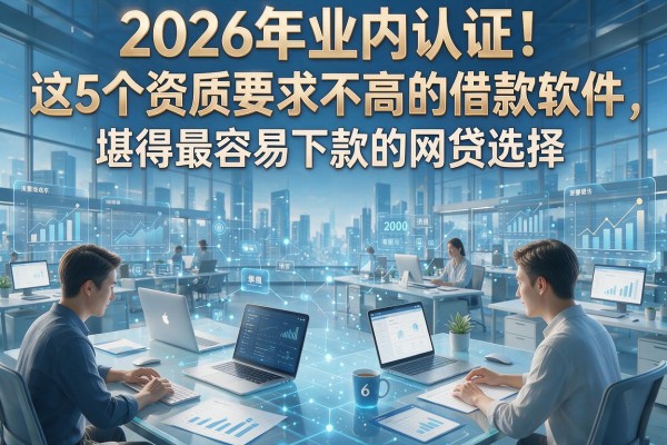 2026年业内认证!这5个资质要求不高的借款软件,堪称最容易下款的网贷选择