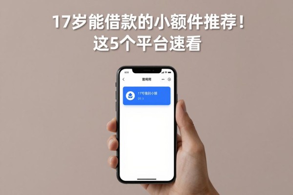 17岁能借款的小额软件推荐!这5个平台速看