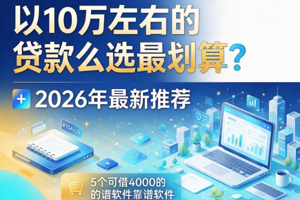 10万左右的贷款怎么选最划算?2026年最新推荐,附5个可借4000的靠谱软件
