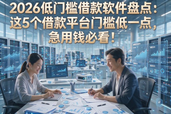 2026低门槛借款软件盘点:这5个借款平台门槛低一点,急用钱必看!
