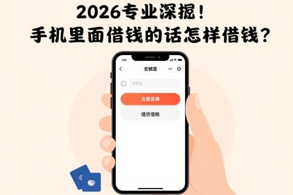 2026专业深挖!手机里面借钱的话怎样借钱?这几种方法秒到账
