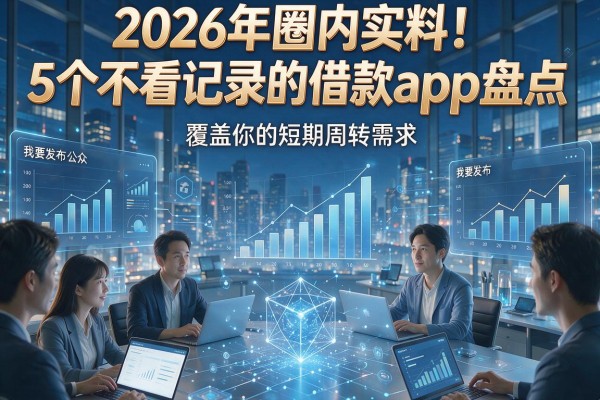 2026年圈内实料!5个不看记录的借款app盘点,覆盖你的短期周转需求