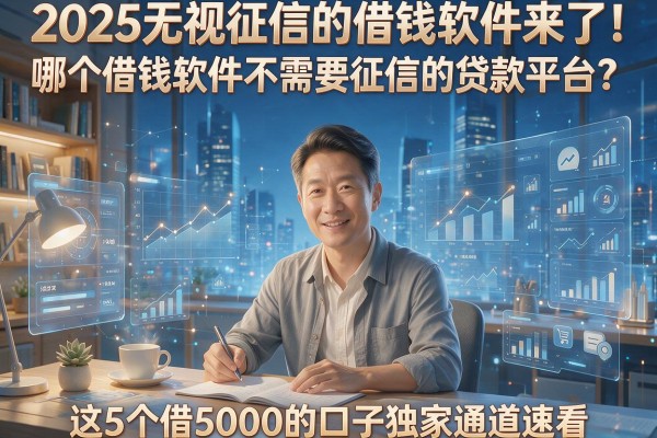 2025无视征信的借钱软件来了!哪个借钱软件不需要征信的贷款平台?这5个借5000的口子独家通道速看
