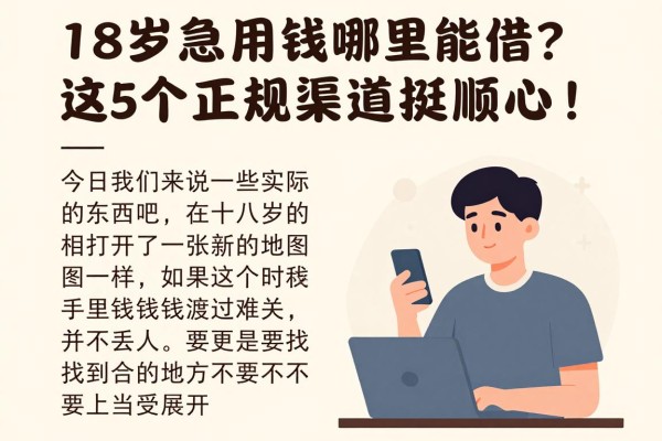 18岁急用钱哪里能借?这5个正规渠道挺顺心,手把手帮你整理好了!