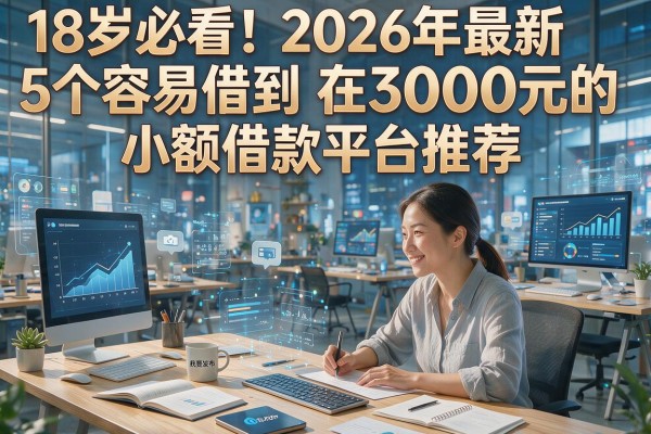 18岁必看！2026年最新5个容易借到3000元的小额借款平台推荐