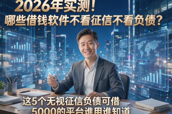 2026年实测!哪些借钱软件不看征信不看负债?这5个无视征信负债可借5000的平台谁用谁知道!