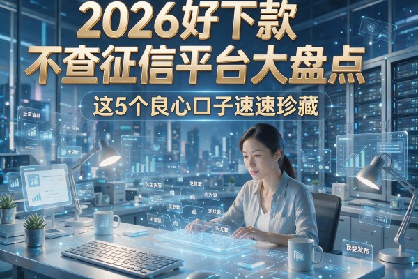 2026好下款不查征信平台大盘点,这5个良心口子速速珍藏!