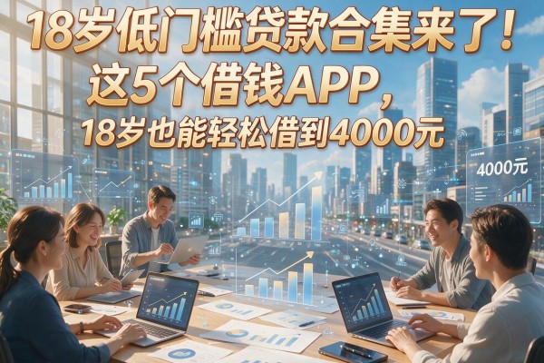 18岁低门槛贷款合集来了!这5个借钱APP,18岁也能轻松借到4000元