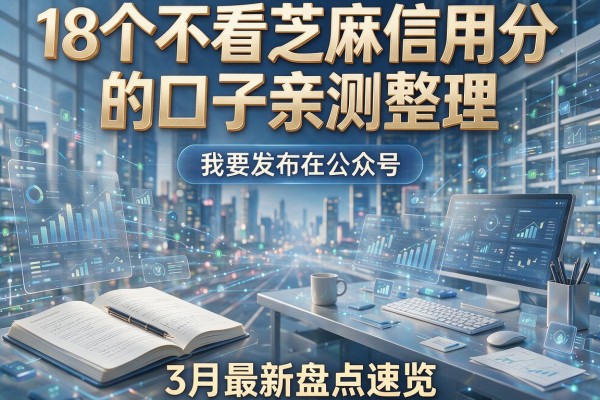 18个不看芝麻信用分的口子亲测整理,3月最新盘点速览!