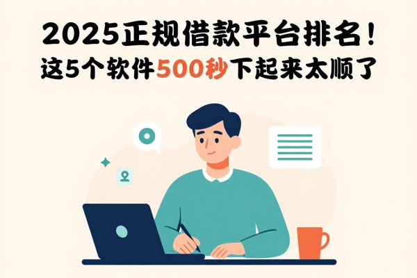 2025正规借款平台排名！这5个软件500秒下款，用起来太顺了