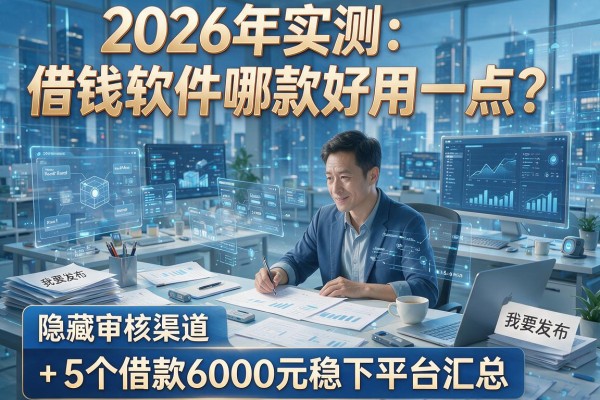 2026年实测：借钱软件哪款好用一点？隐藏审核渠道+5个借款6000元稳下平台汇总