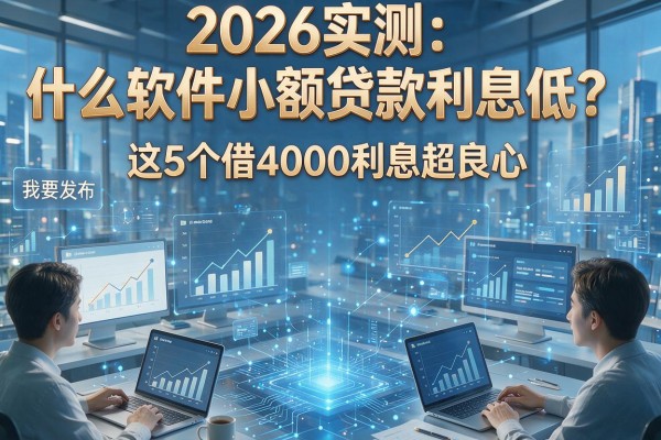 2026实测:什么软件小额贷款利息低?这5个借4000利息超良心!