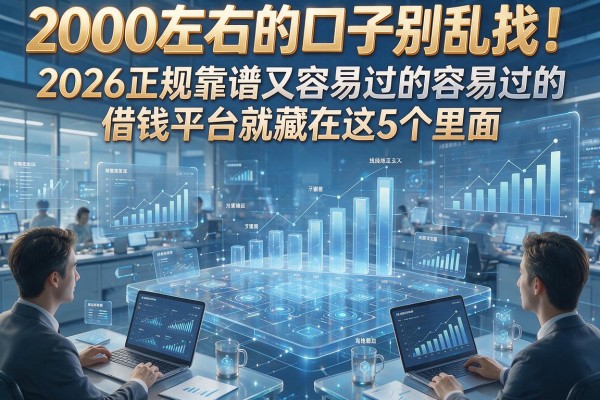 2000左右的口子别乱找!2026正规靠谱又容易过的借钱平台就藏在这5个里面