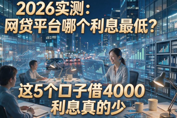 2026实测:网贷平台哪个利息最低?这5个口子借4000利息真的少