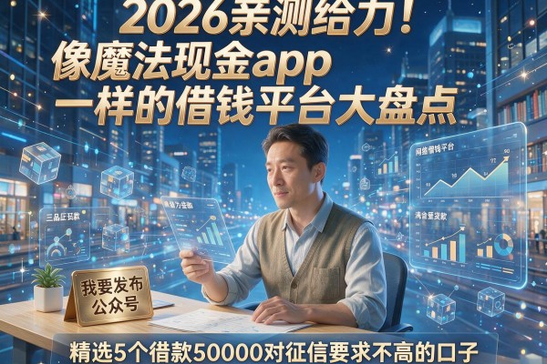 2026亲测给力!像魔法现金app一样的借钱平台大盘点,精选5个借款50000对征信要求不高的口子