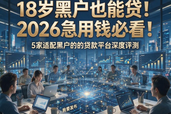 18岁黑户也能贷!2026急用钱必看:5家适配黑户的贷款平台深度评测
