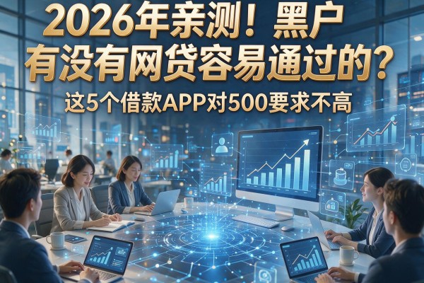 2026年亲测！黑户有没有网贷容易通过的？这5个借款APP对500要求不高