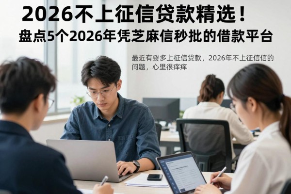 2026不上征信贷款精选！盘点5个2026年凭芝麻信用秒批的借款平台