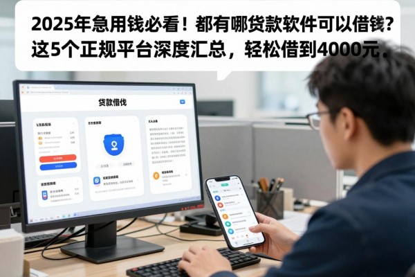 2025年急用钱必看!都有哪些贷款软件可以借钱?这5个正规平台深度汇总,轻松借到4000元