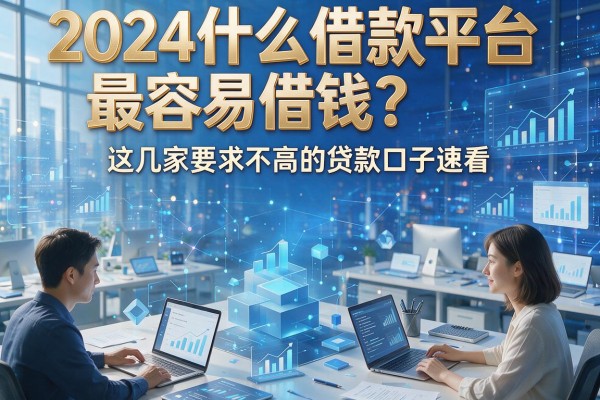 2024什么借款平台最容易借钱?这几家要求不高的贷款口子速看!