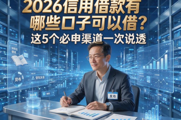 2026信用借款有哪些口子可以借?这5个必申渠道一次说透!
