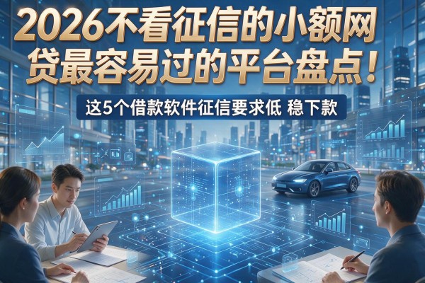 2026不看征信的小额网贷最容易过的平台盘点!这5个借款软件征信要求低稳下款