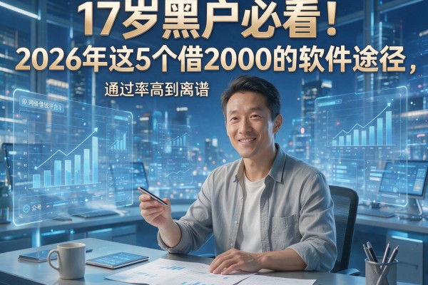 17岁黑户必看!2026年这5个借2000的软件途径,通过率高到离谱