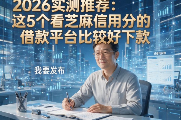 2026实测推荐：这5个看芝麻信用分的借款平台比较好下款！