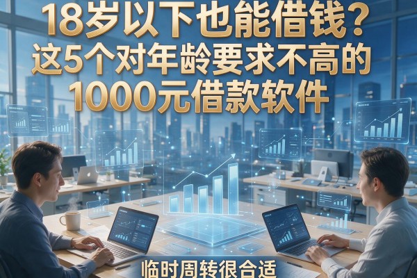 18岁以下也能借钱?这5个对年龄要求不高的1000元借款软件,临时周转很合适