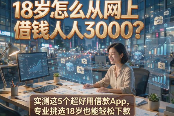 18岁怎么从网上借钱人人3000?实测这5个超好用借款App,专业挑选18岁也能轻松下款!