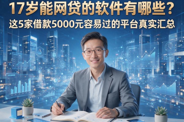 17岁能网贷的软件有哪些?这5家借款5000元容易过的平台真实汇总