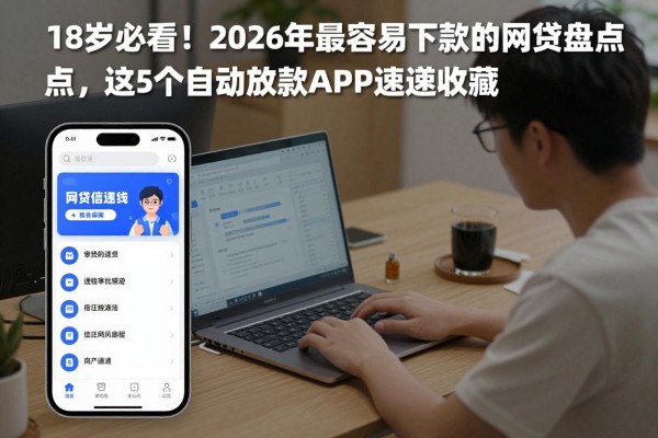 18岁必看!2026年最容易下款的网贷盘点,这5个自动放款APP速速收藏