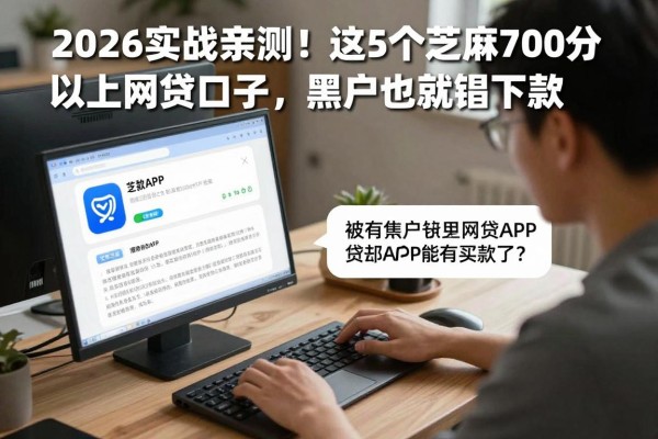 2026实战亲测！这5个芝麻700分以上网贷口子，黑户也容易下款