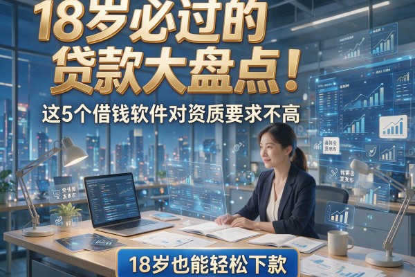 18岁必过的贷款大盘点!这5个借钱软件对资质要求不高,18岁也能轻松下款