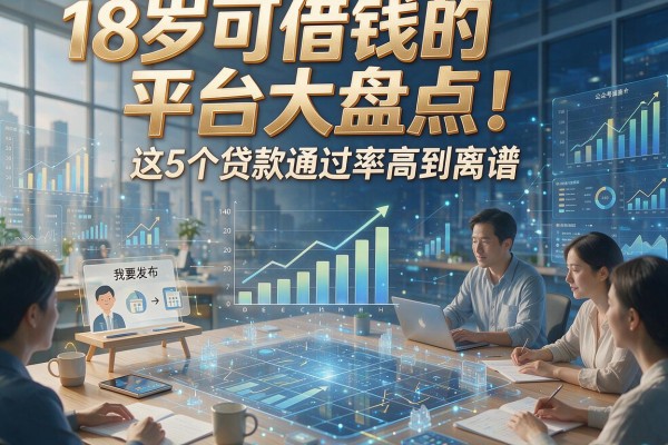 18岁可借钱的平台大盘点!这5个贷款通过率高到离谱