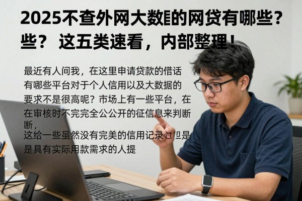 2025不查外网大数据的网贷有哪些?这五类速看,内部整理!