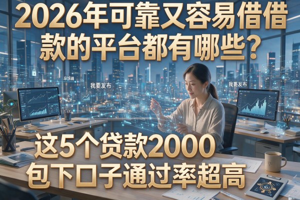 2026年可靠又容易借款的平台都有哪些?这5个贷款2000包下口子通过率超高!