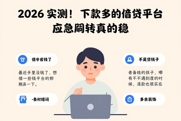 2026实测!这5个下款多的借贷平台,应急周转真的稳