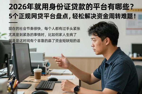2026年就用身份证贷款的平台有哪些?5个正规网贷平台盘点,轻松解决资金周转难题!