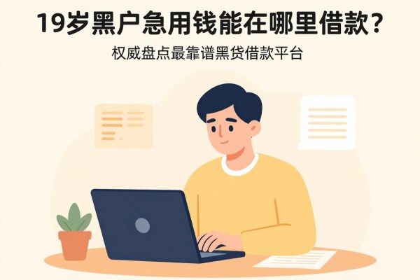 19岁黑户急用钱能在哪里借款?权威盘点最靠谱黑户借款平台