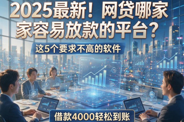 2025最新！网贷哪家容易放款的平台？这5个要求不高的软件，借款4000轻松到账