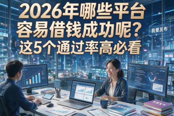 2026年哪些平台容易借钱成功呢?这5个通过率高必看!