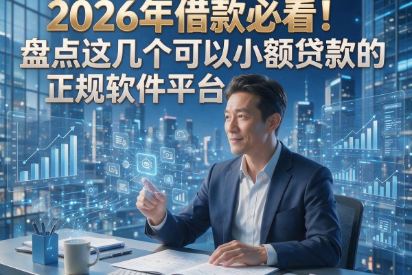 2026年借款必看！盘点这几个可以小额贷款的正规软件平台