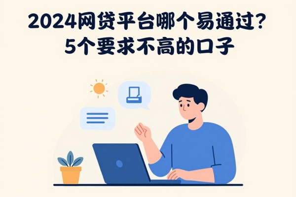 2024网贷平台哪个易通过?这5个要求不高的口子,借款5000也能轻松下款